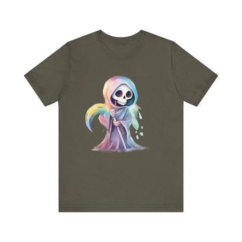 Cute Colorful Reaper - Short Sleeve Tee